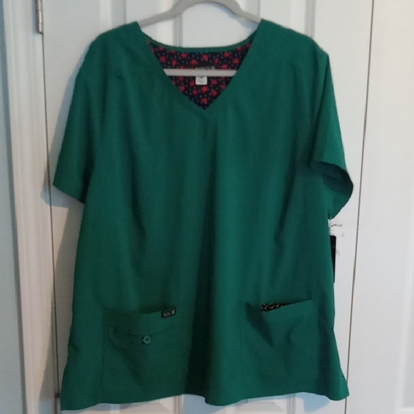 koi Tops - koi Women's Blouse - Green